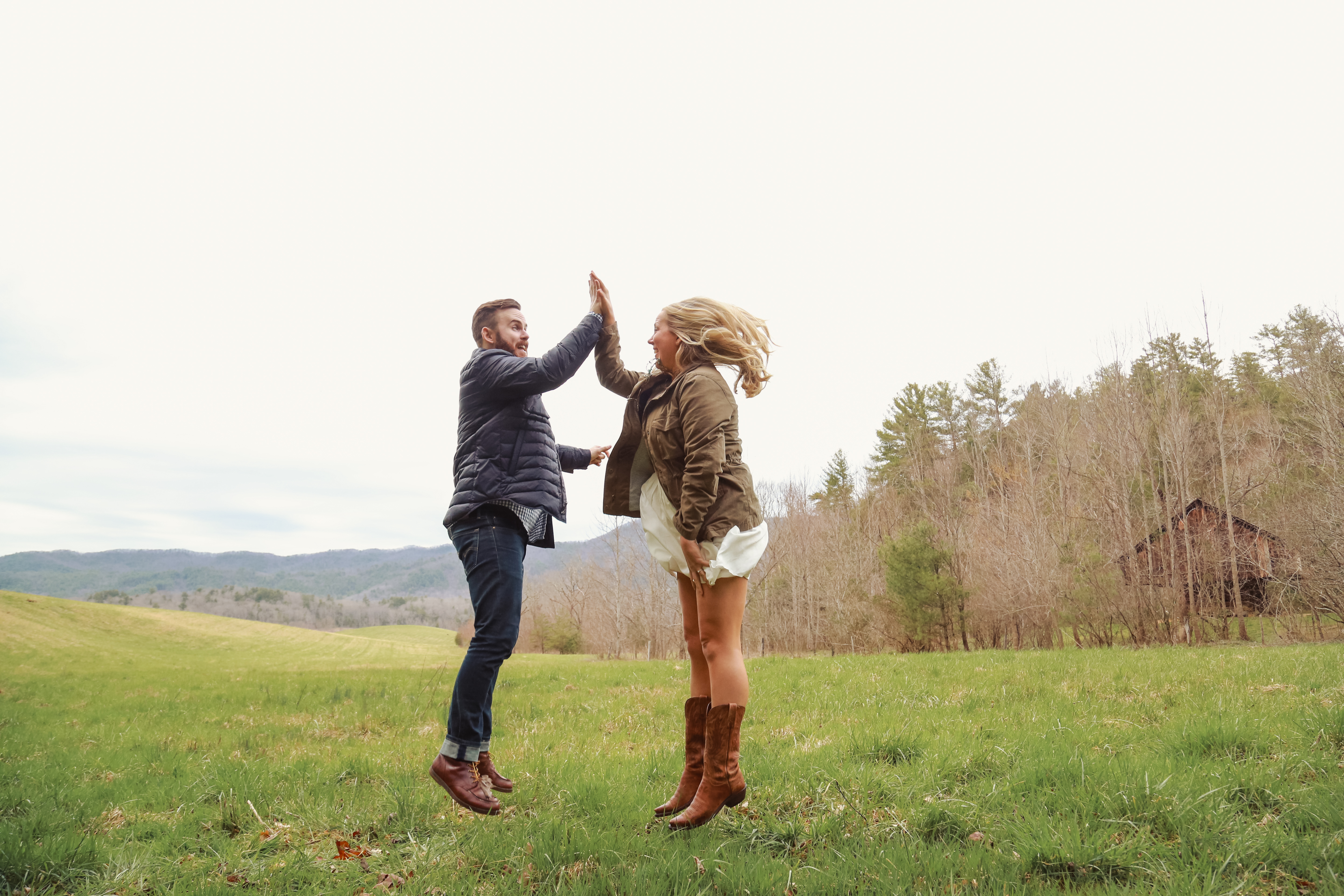 Engagements in Cades Cove by ST Photography